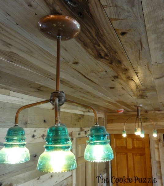 Glass insulator lights best sale